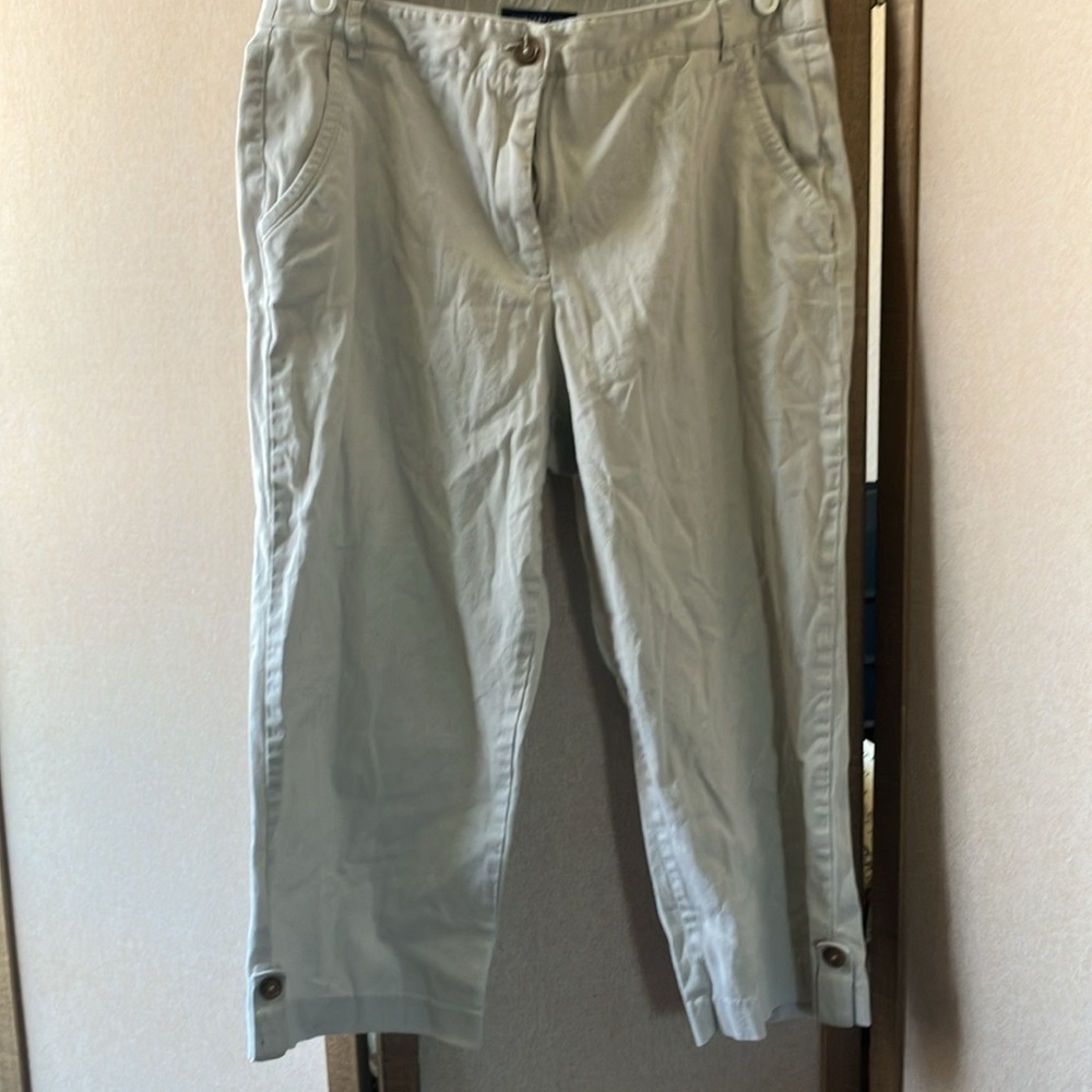 FINAL MARKDOWN Counterparts Tan capris for Effortless Style 14